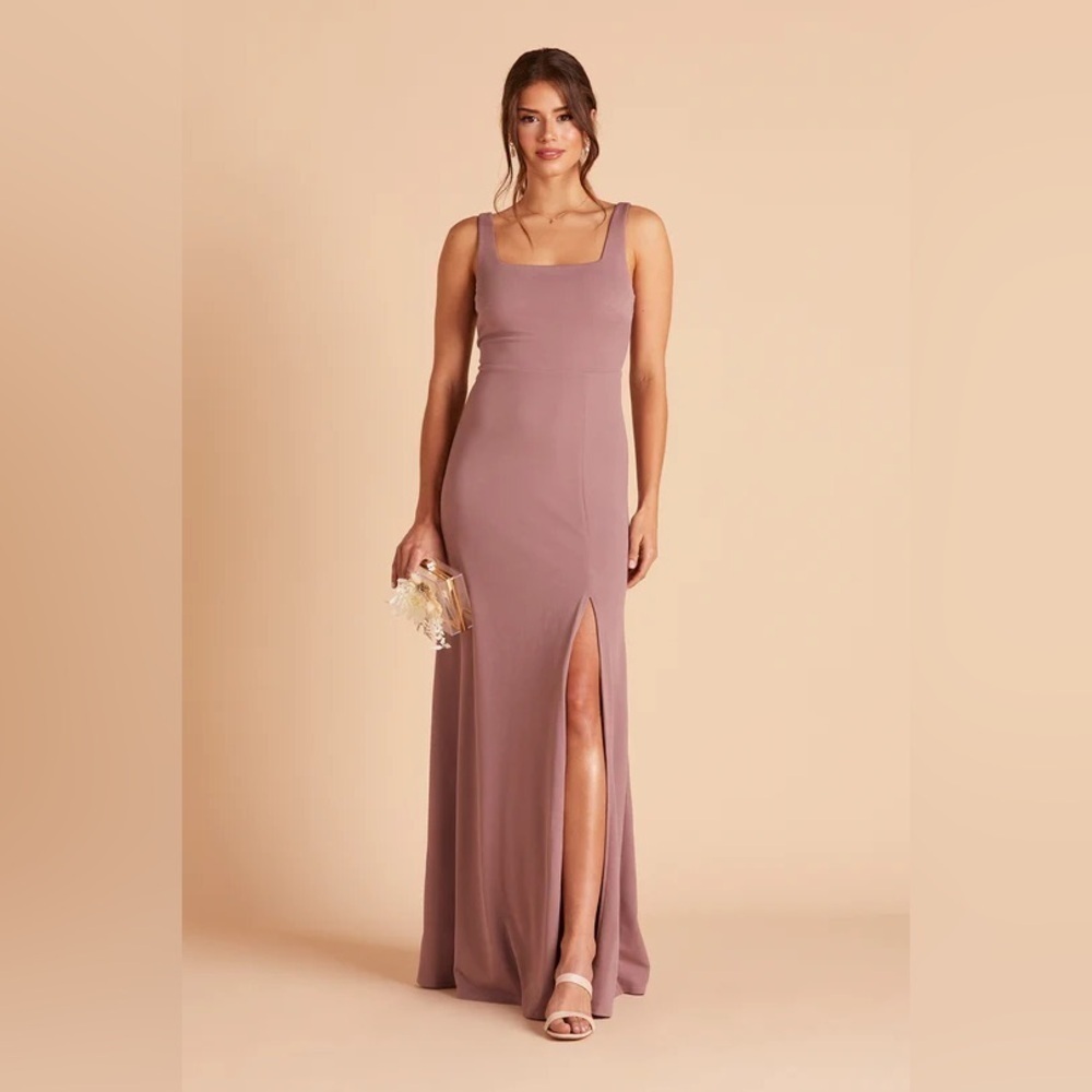 NWT Birdy Grey Alex Convertible Dress in Crepe Dark Mauve